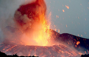 Paroxysm of Mt Etna ( source unknown)