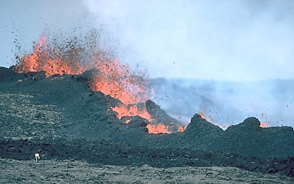 Mauna Loa volcano fissure eruption on Big Island Hawaii USGS