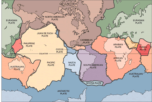 Tectonic platemap usgs